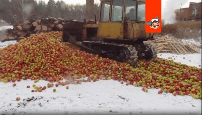 Varför sanktions produkter krossas med en bulldozer? | ZikZak