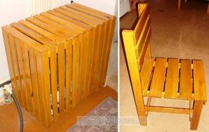 Från möbler till hemmet: den kan göras från pall