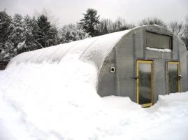 Uppvärmning växthus på vintern med händerna: alternativ