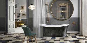 Hur du uppdaterar ditt badrum och gör trendiga och vackra utan att spendera en förmögenhet. 6 designs.
