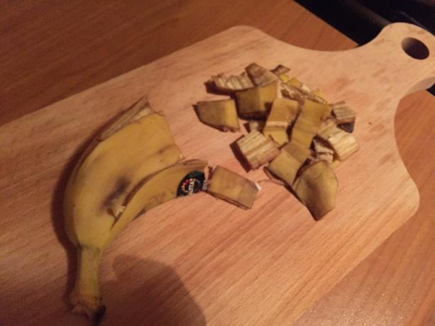 Så jag laga banan utfodring