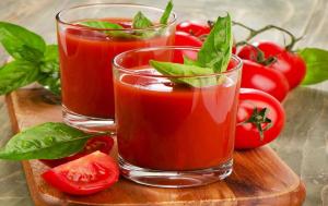 Vad är användningen av tomatjuice och till vem det är kontraindicerat.