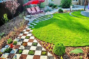 Dekorera gräsmattan: intressant inredning idéer