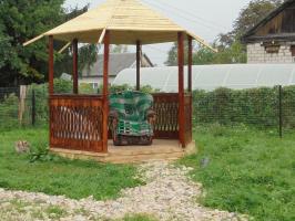 Att bygga en pergola - en plats för te och vila