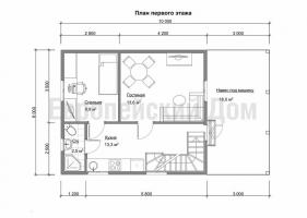 Intressant hus 6x7 + carport för bil 18m2