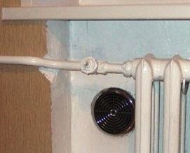 Det naturliga flödet av make over radiatorer, som har vanligtvis under Windows. Eller två meter över golvet.