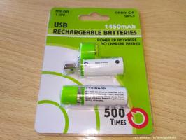 Penlight batterier laddning från USB